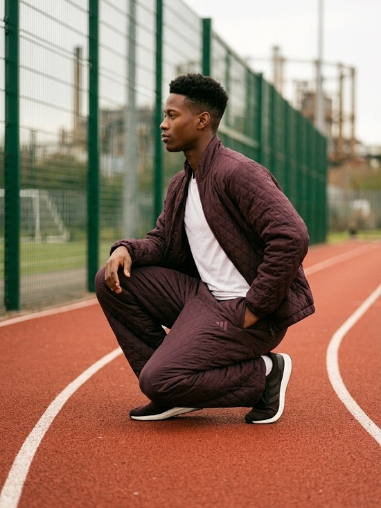 adidas Other - Adidas Quilted Track Pants – Deep Burgundy – Size M (NWT)